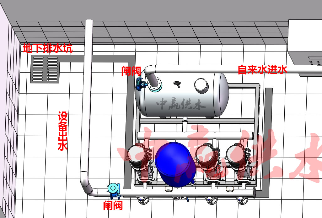 圖解:無(wú)負(fù)壓供水設(shè)備怎么安裝,無(wú)負(fù)壓供水設(shè)備連接水管